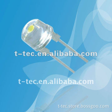 8mm straw 1w 660nm deep red (655-665nm) high power DIP LED